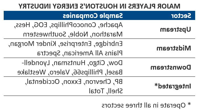 Major Players in Houston's 皇冠HGA010官方下载 Industry